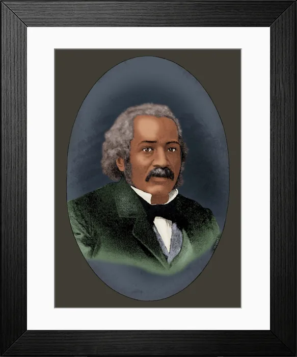 Framed Print : James McCune Smith, American Physician and Author Framed Print : James McCune Smith, American Physician and Author