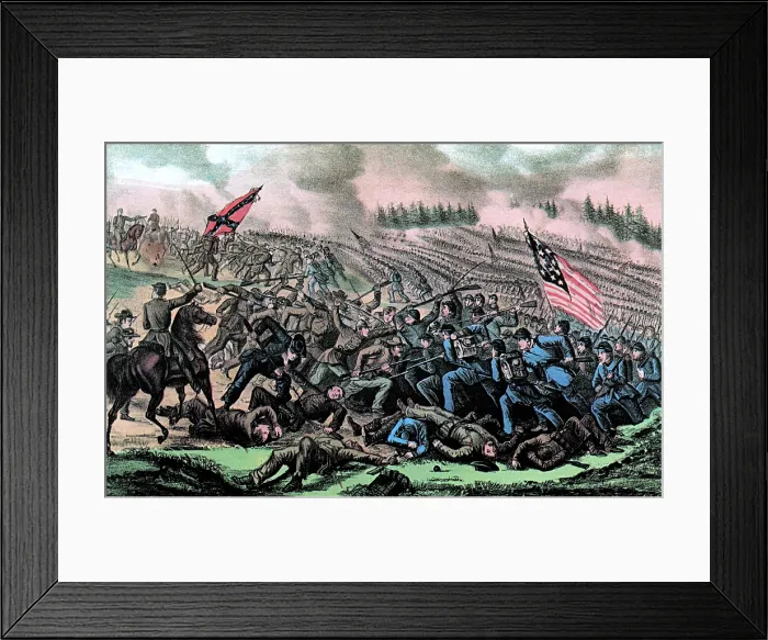 Framed Print : American Civil War, Battle of Petersburg, 1865 Framed Print : American Civil War, Battle of Petersburg, 1865