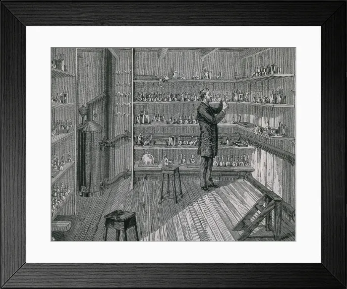 Framed Print : Louis Pasteur in Hot Room, 1884 Framed Print : Louis Pasteur in Hot Room, 1884