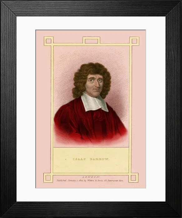 Framed Print : Isaac Barrow, English Mathematician Framed Print : Isaac Barrow, English Mathematician