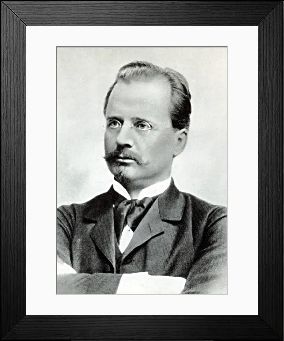 Framed Print : Gustaf de Laval, Swedish Inventor Framed Print : Gustaf de Laval, Swedish Inventor