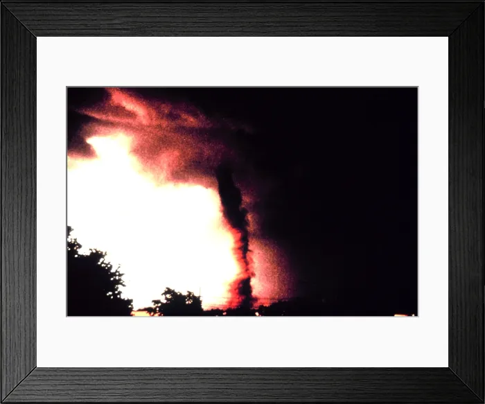 Framed Print : Tornado Sequence, 4 of 4