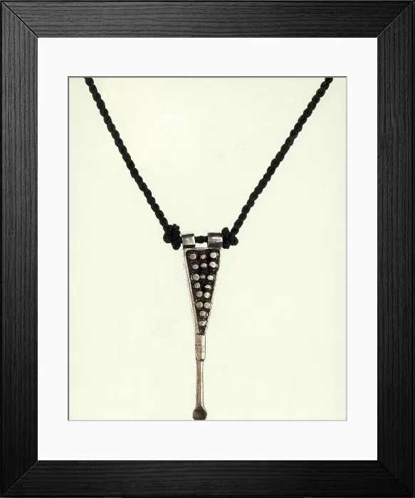 Framed Print : Ethiopian Ear Spoon