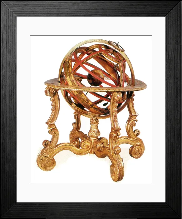 Framed Print : Armillary Sphere, Geocentric Model Framed Print : Armillary Sphere, Geocentric Model