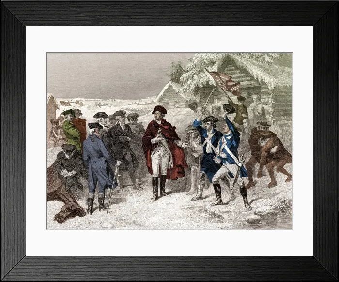 Framed Print : Washington and the Committee of Congress, 1777 Framed Print : Washington and the Committee of Congress, 1777