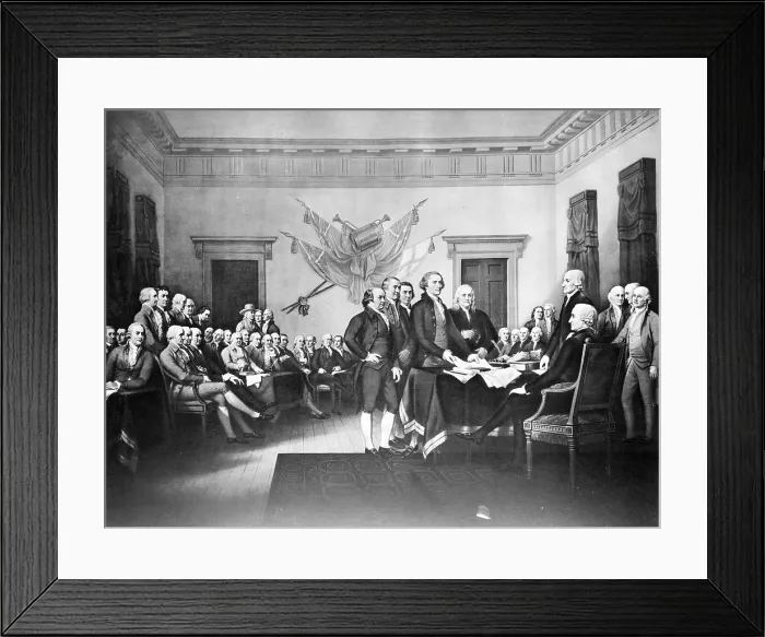 Framed Print : Signing the Declaration of Independence Framed Print : Signing the Declaration of Independence