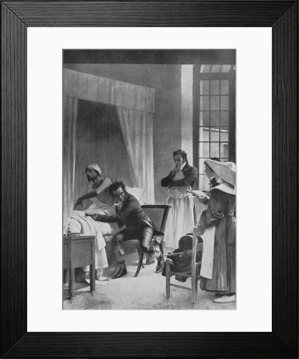Framed Print : Rene Laennec, French Physician Framed Print : Rene Laennec, French Physician
