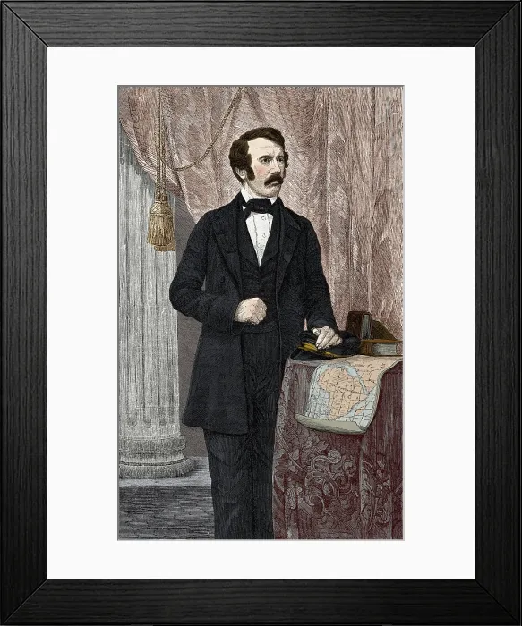 Framed Print : David Livingstone, Scottish Explorer