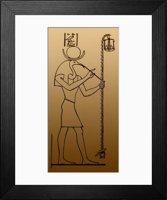 Framed Print : Thoth, Egyptian God of Wisdom