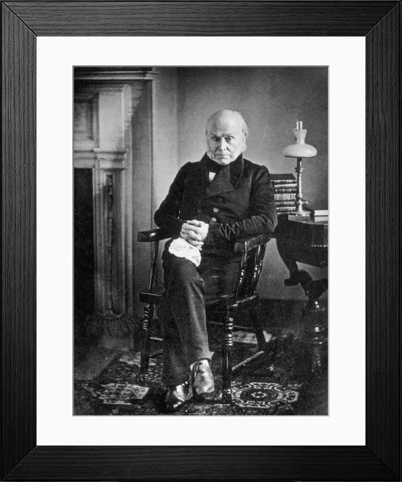Framed Print : John Quincy Adams, 6th U.S. President Framed Print : John Quincy Adams, 6th U.S. President