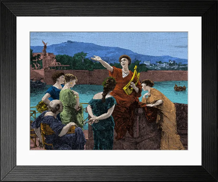 Framed Print : Catullus, Ancient Roman Poet Framed Print : Catullus, Ancient Roman Poet