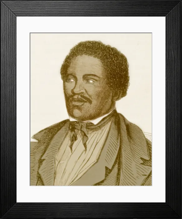 Framed Print : Henry Box Brown, African-American Abolitionist Framed Print : Henry Box Brown, African-American Abolitionist
