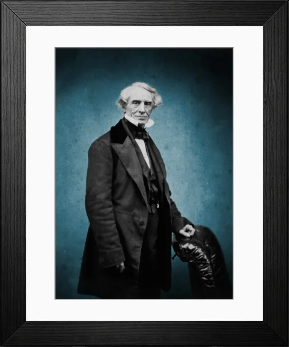 Framed Print : Samuel Morse, American Inventor Framed Print : Samuel Morse, American Inventor
