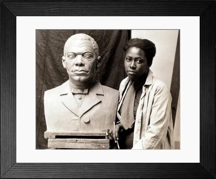 Framed Print : Selma Burke, American Sculptor