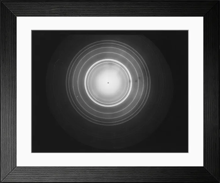 Framed Print : Electron diffraction Framed Print : Electron diffraction
