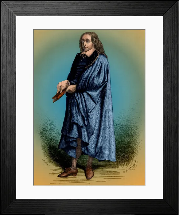 Framed Print : Blaise Pascal, French Polymath