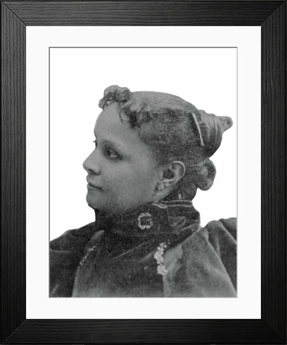 Framed Print : Fannie Barrier Williams, American Educator and Activist Framed Print : Fannie Barrier Williams, American Educator and Activist