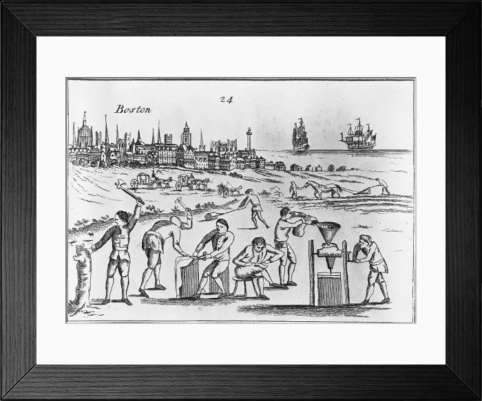 Framed Print : Industrious Americans Framed Print : Industrious Americans