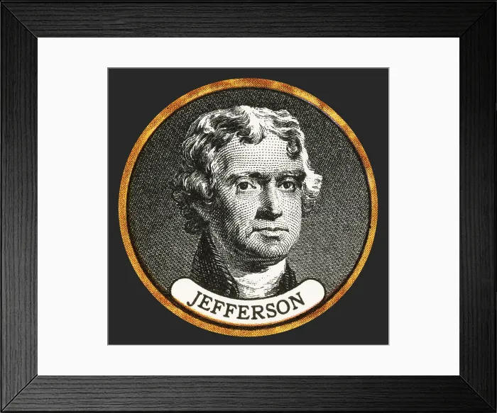 Framed Print : Thomas Jefferson, 3rd American President Framed Print : Thomas Jefferson, 3rd American President