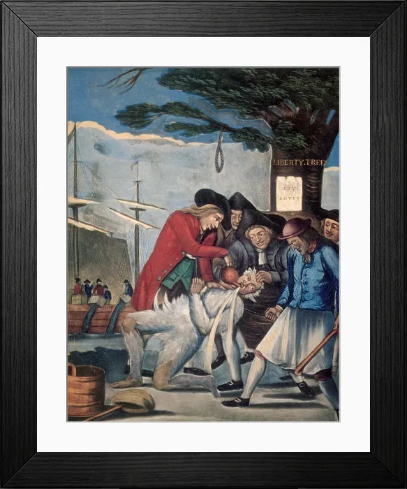 Framed Print : Tea Act Protests, 1774 Framed Print : Tea Act Protests, 1774