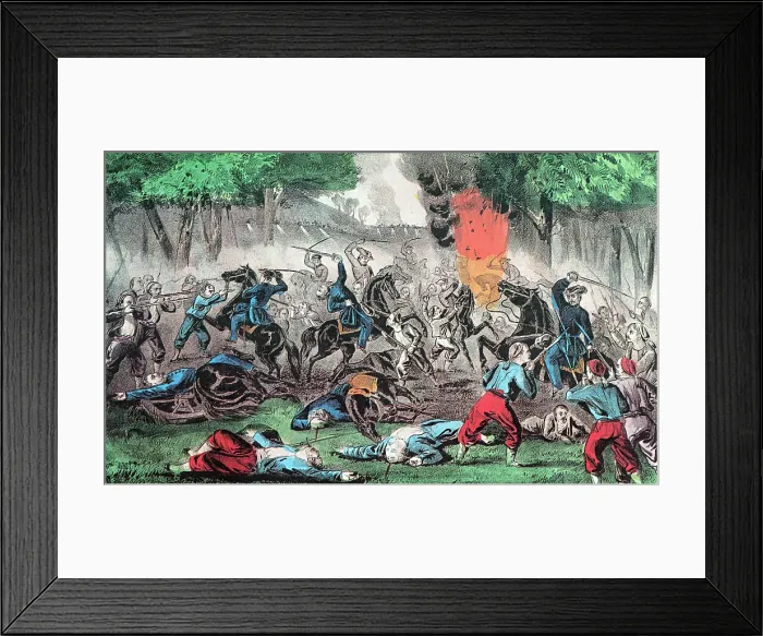 Framed Print : American Civil War, First Battle of Bull Run, 1861 Framed Print : American Civil War, First Battle of Bull Run, 1861