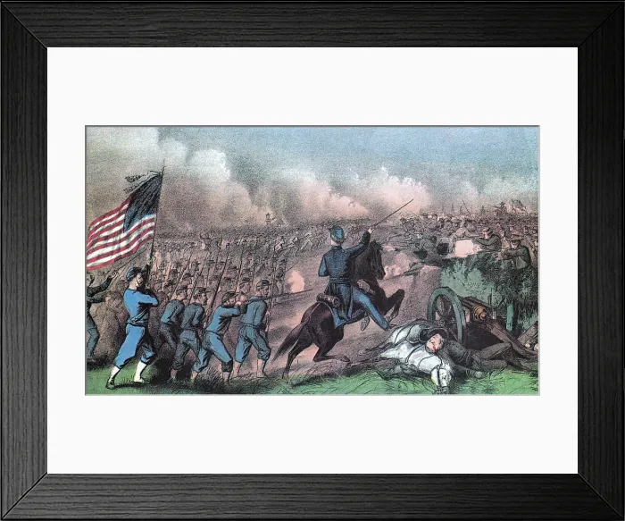 Framed Print : American Civil War, Battle of Williamsburg, 1862