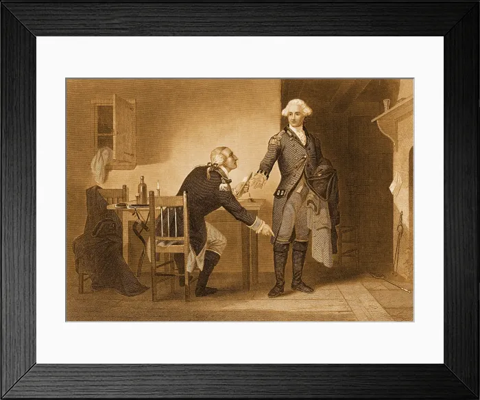 Framed Print : Treason of Benedict Arnold, 1780