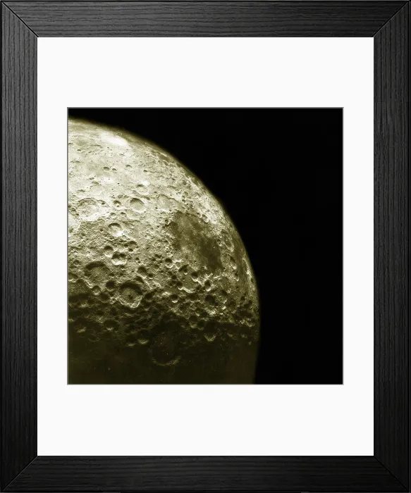 Framed Print : Moon's Southern Hemisphere Framed Print : Moon's Southern Hemisphere