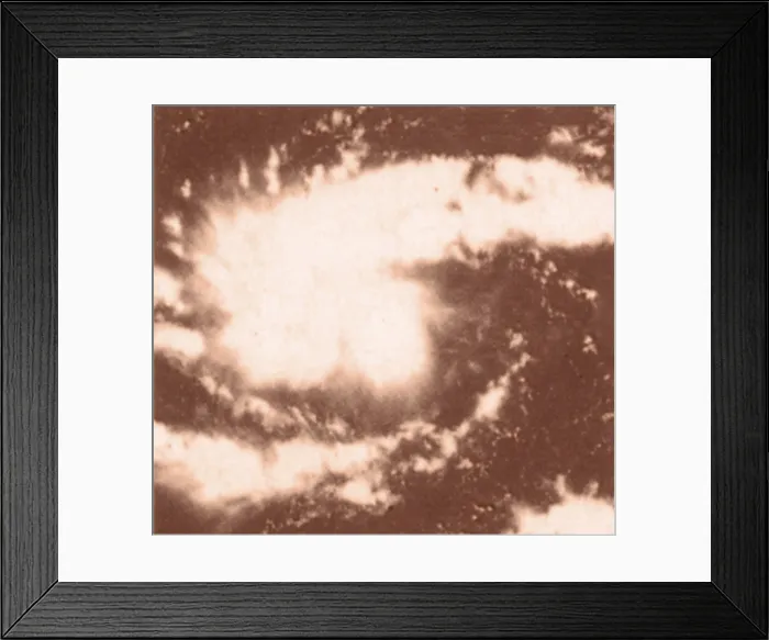 Framed Print : Hurricane Sequence, 1 of 3 Framed Print : Hurricane Sequence, 1 of 3