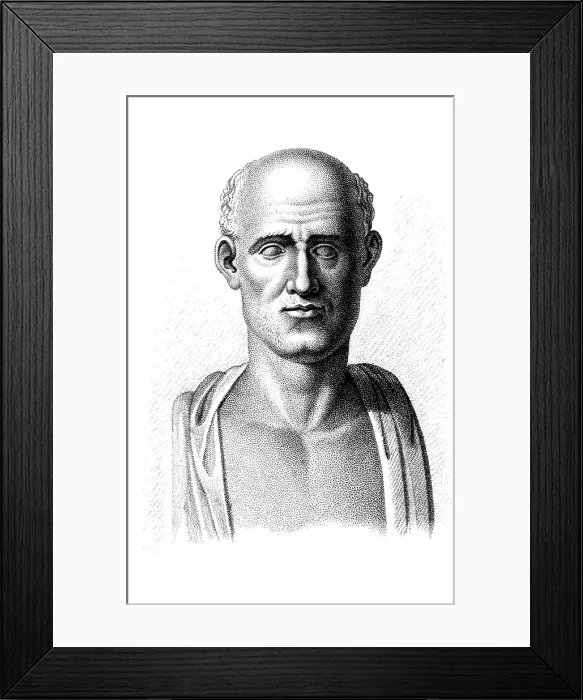 Framed Print : Asclepiades of Bithynia, Ancient Greek Physician Framed Print : Asclepiades of Bithynia, Ancient Greek Physician