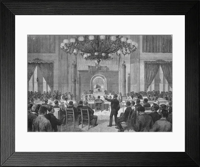 Framed Print : Colored National Convention, 1876 Framed Print : Colored National Convention, 1876
