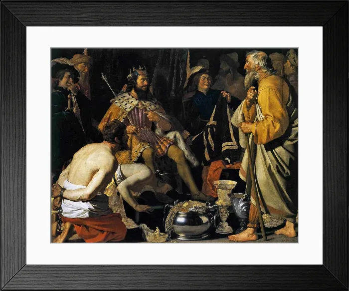 Framed Print : Solon, Sage of Greece, and King Croesus Framed Print : Solon, Sage of Greece, and King Croesus