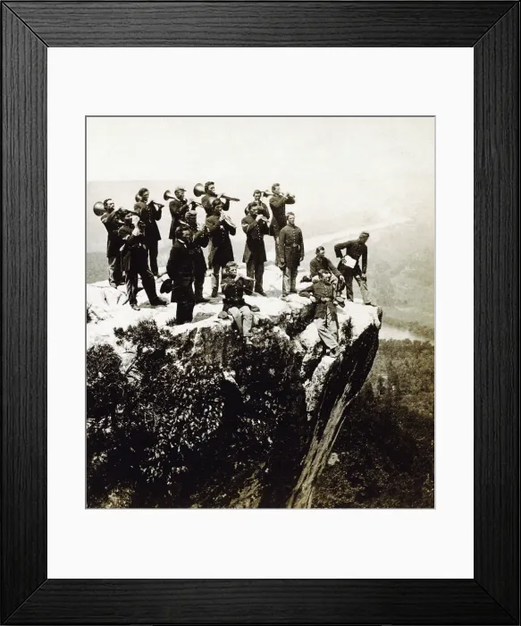 Framed Print : Military Band at Lookout Mountain Framed Print : Military Band at Lookout Mountain