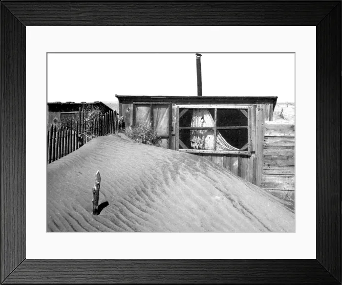 Framed Print : Dust Bowl, Cimarron County, 1937 Framed Print : Dust Bowl, Cimarron County, 1937