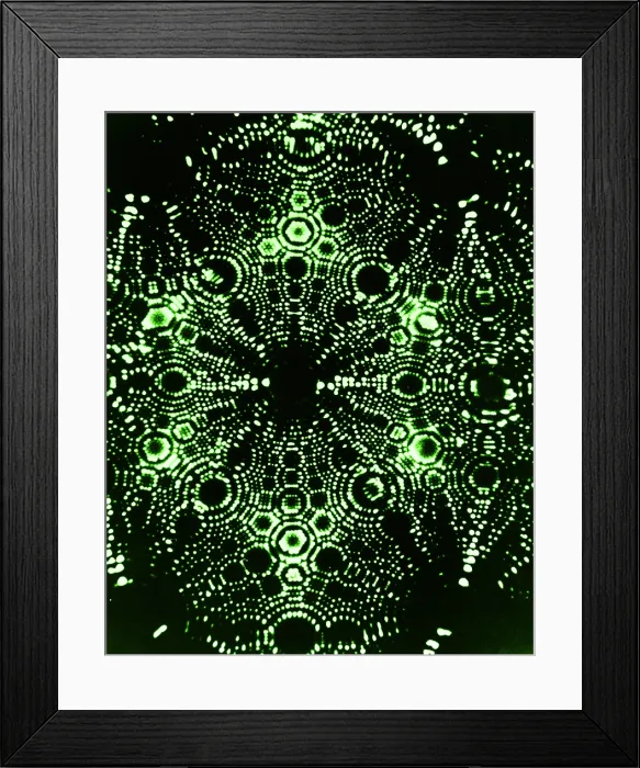 Framed Print : X-Ray Diffraction of Tungsten Tip Framed Print : X-Ray Diffraction of Tungsten Tip