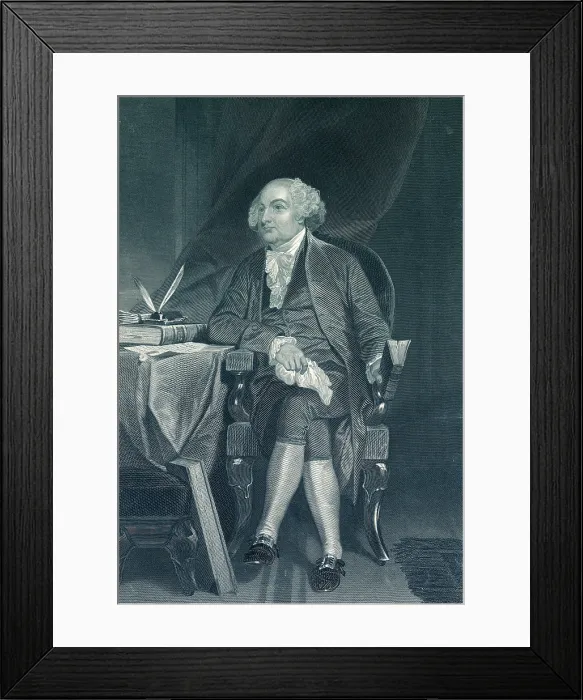 Framed Print : John Adams, 2nd U.S. President Framed Print : John Adams, 2nd U.S. President
