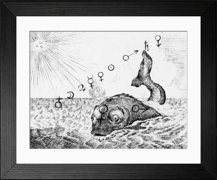 Framed Print : Alchemy Illustration Framed Print : Alchemy Illustration