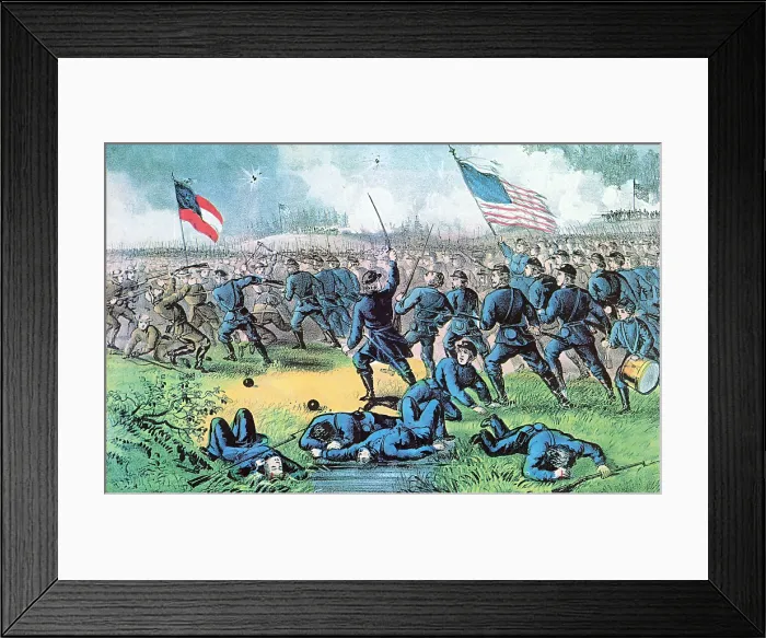 Framed Print : American Civil War, Battle of Corinth, 1862 Framed Print : American Civil War, Battle of Corinth, 1862