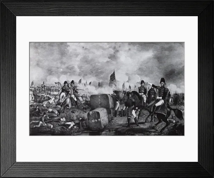 Framed Print : War of 1812, Battle of New Orleans