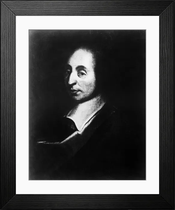 Framed Print : Blaise Pascal, French Polymath Framed Print : Blaise Pascal, French Polymath