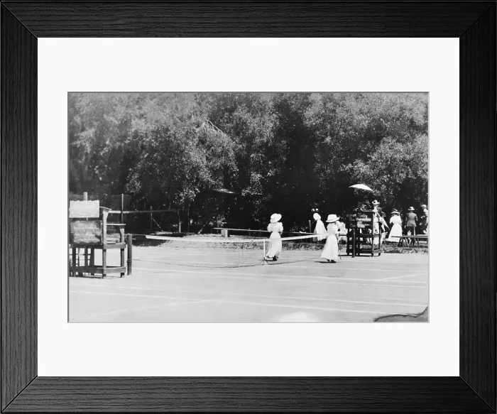 Framed Print : Tennis Champions Sutton and Hotchkiss Framed Print : Tennis Champions Sutton and Hotchkiss