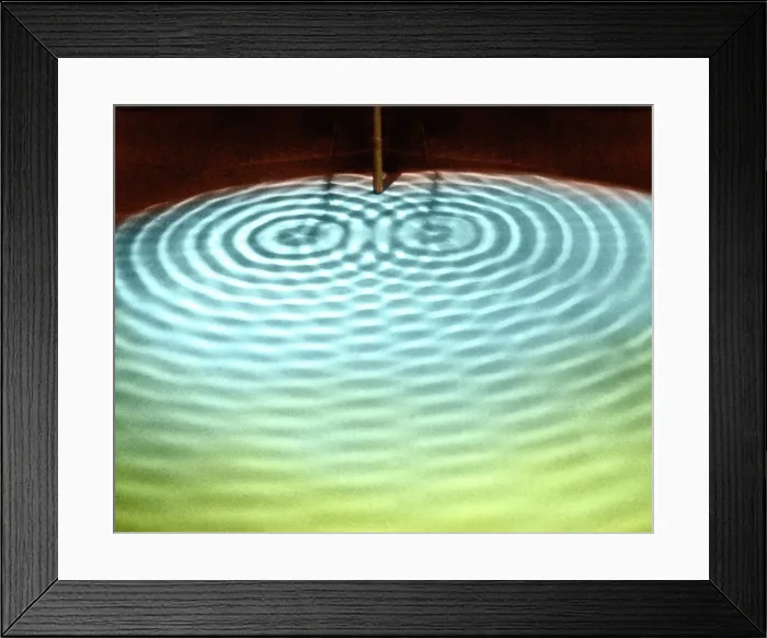 Framed Print : Intersecting Ripples Framed Print : Intersecting Ripples