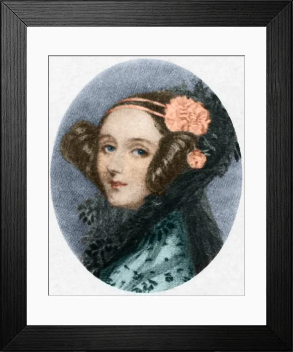 Framed Print : Ada Lovelace, British Female Mathematician and Computer Programmer Framed Print : Ada Lovelace, British Female Mathematician and Computer Programmer