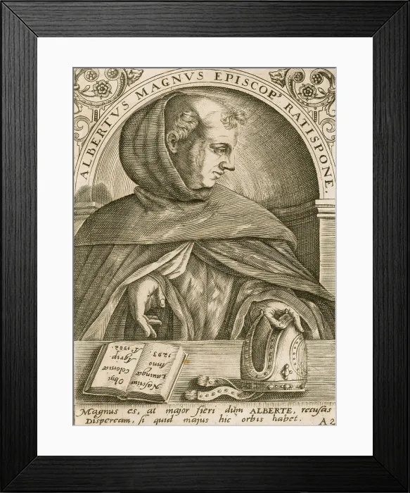 Framed Print : Albertus Magnus, Medieval Philosopher