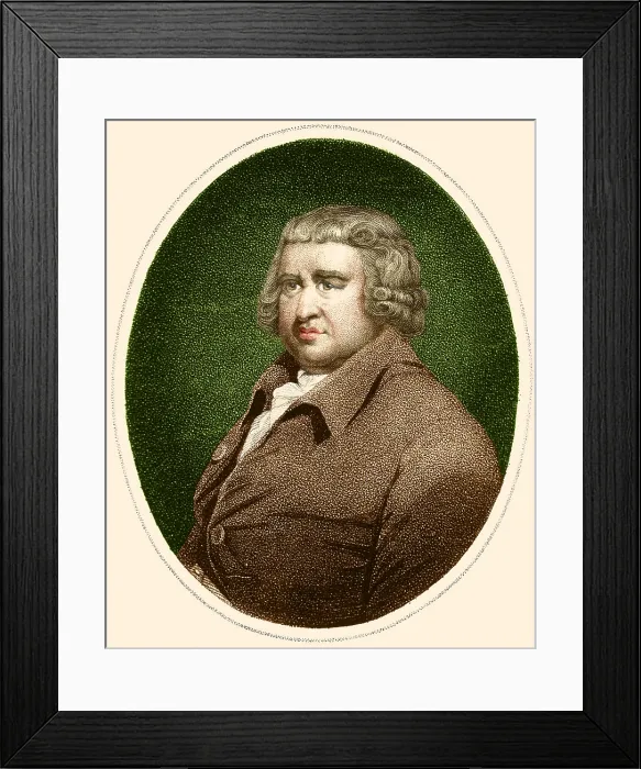 Framed Print : Erasmus Darwin, English Polymath Framed Print : Erasmus Darwin, English Polymath
