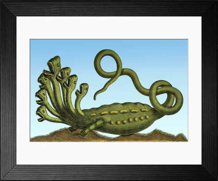 Framed Print : Hydra, Legendary Creature Framed Print : Hydra, Legendary Creature