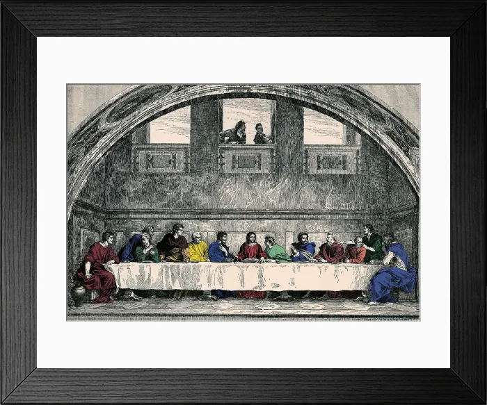 Framed Print : The Last Supper Framed Print : The Last Supper