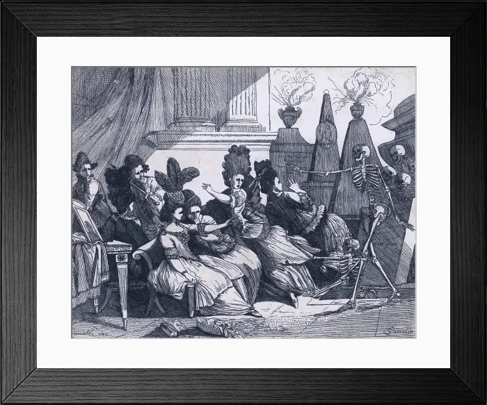 Framed Print : May I Have This Dance? Danse Macabre Framed Print : May I Have This Dance? Danse Macabre