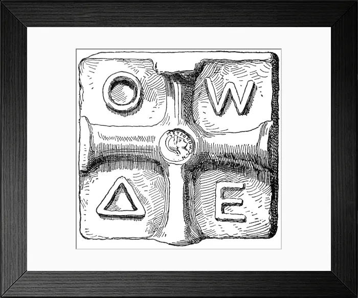 Framed Print : Athenian Weight, Public Standard Framed Print : Athenian Weight, Public Standard