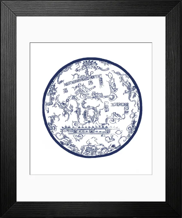 Framed Print : Mayan Cosmos Framed Print : Mayan Cosmos